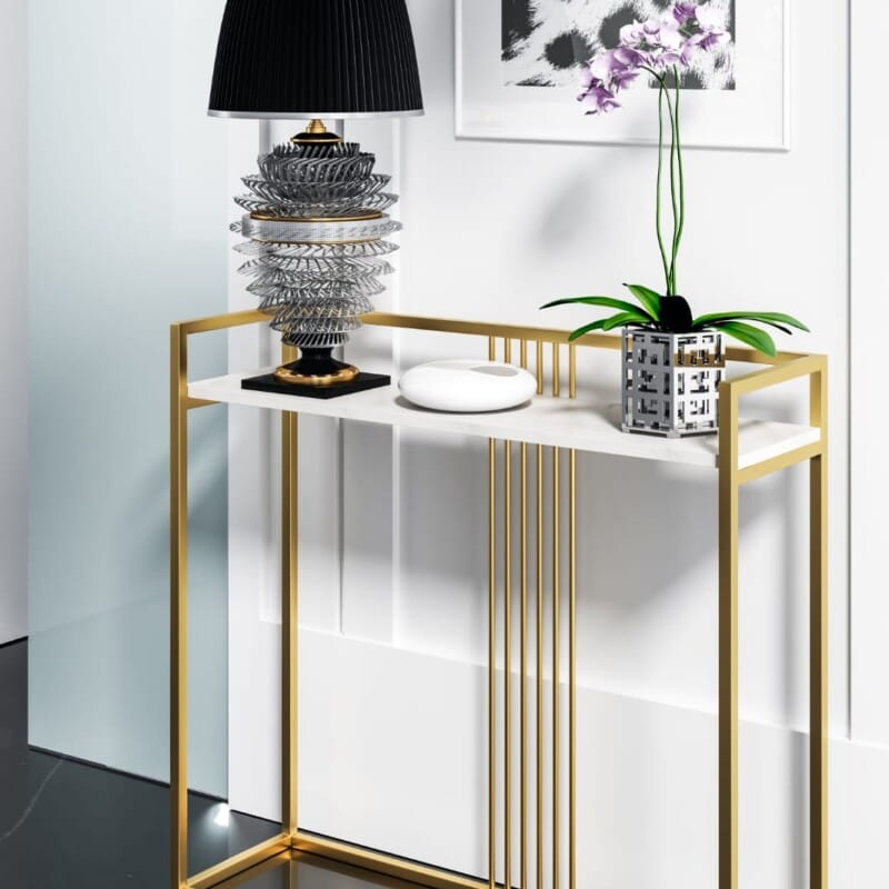 KONSOLA BESSO ZŁOTY/ MIEDZIANY