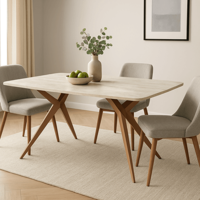 Stół AXIS 160 cm Złoty/ Miedziany