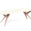 Stół AXIS 160 cm Złoty/ Miedziany