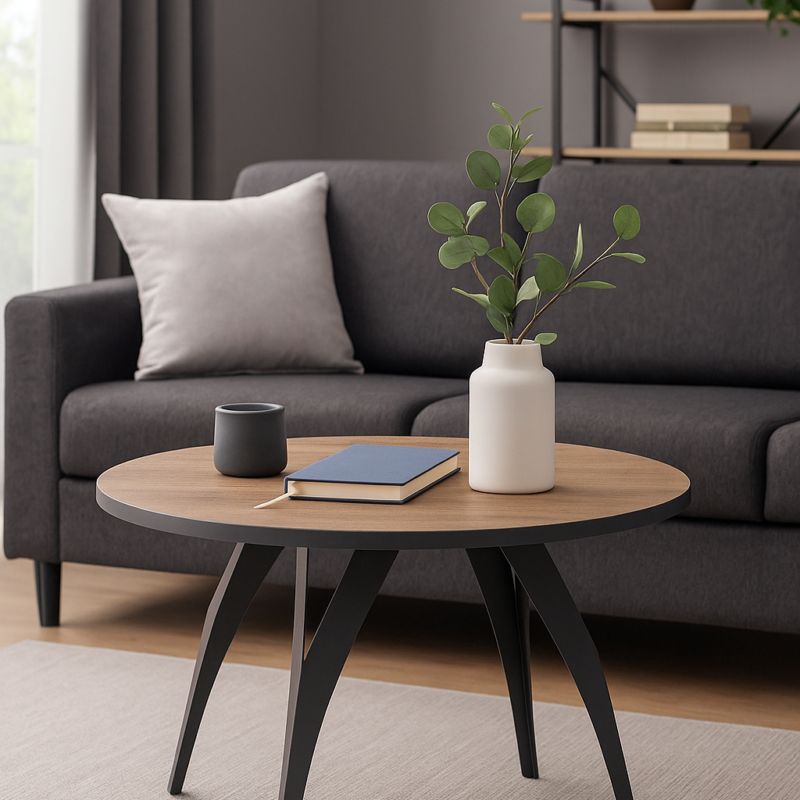 Stolik kawowy BELLA - obłóg dębowy