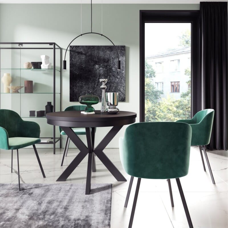 Stół EDDER 120 cm z obręczą