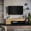 QUANT rtv 1d1s z oświetleniem – dąb artisan/czarny