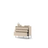 TREND SYPIALNIA komoda 3s z oświetleniem – beż piaskowy/czarny