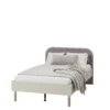 HARMONY łóżko 120 cm ze stelażem – kaszmir/truflowy