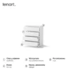 IDEA komoda 4s – biały