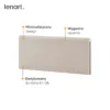 LENNY zagłówek tapicerowany 120 cm – beżowy
