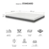MATERAC sleep core standard 160 cm