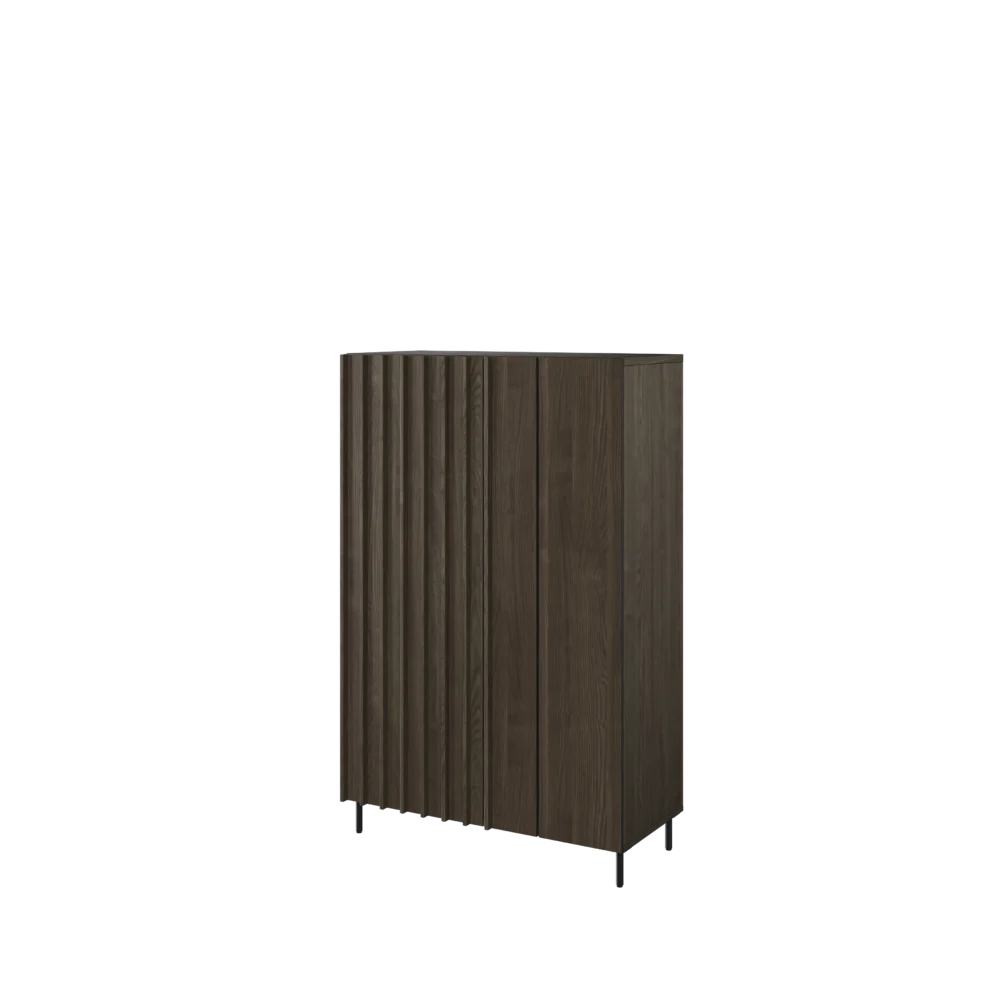 PIEMONTE szafka 2d – jesion portland/czarny