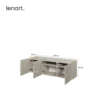 TEEN FLEX szafka 3d – silk flou